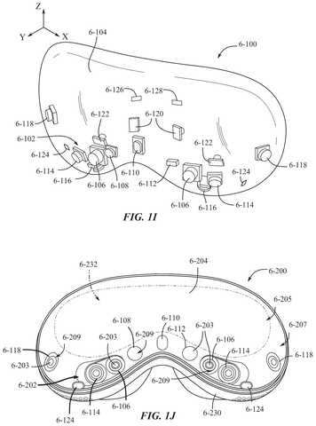 Headset front with multiple sensors., drawing sheet 8 from US 2026/0276398 A1