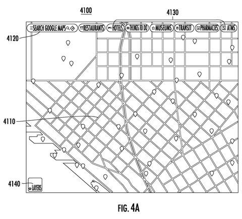 A standard digital map interface., drawing sheet 5 from US 2026/0276401 A1