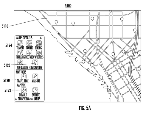 Map details and layer options., drawing sheet 7 from US 2026/0276401 A1
