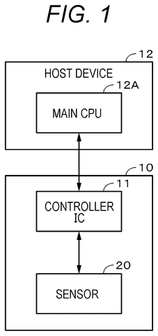 Host device and sensor system, drawing sheet 1 from US 2026/0276461 A1