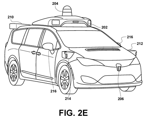 Perspective view of autonomous vehicle., drawing sheet 4 from US 2026/0276831 A1