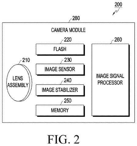 Camera module block diagram., drawing sheet 2 from US 2026/0276953 A1