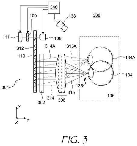 Another display system adjusts light., drawing sheet 3 from US 2026/0276984 A1