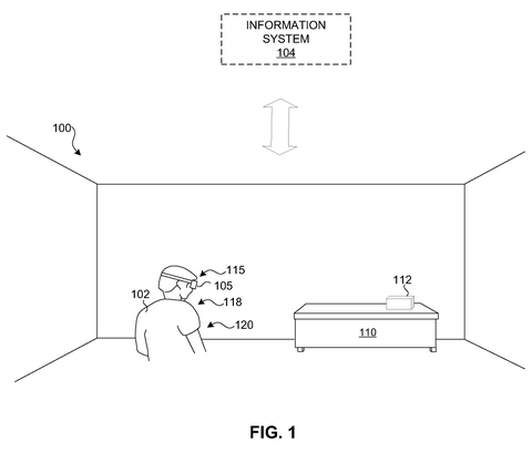 Person wearing a headset., drawing sheet 1 from US 2026/0276985 A1