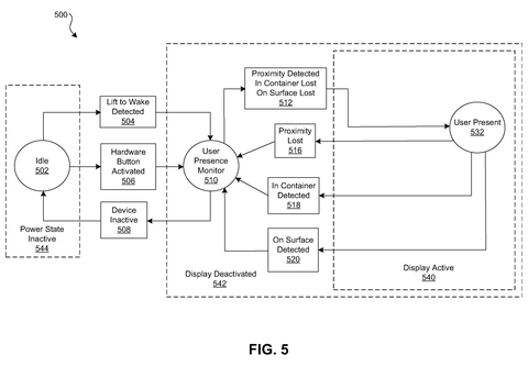 Headset proximity detection., drawing sheet 5 from US 2026/0276985 A1