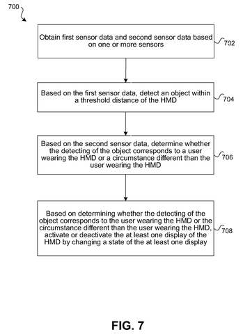 Headset object detection process., drawing sheet 7 from US 2026/0276985 A1