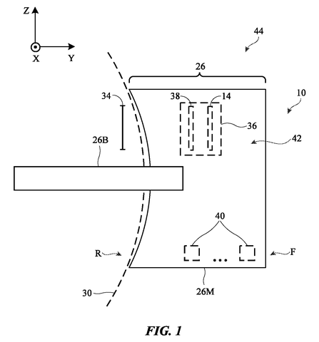 Headset with internal components, drawing sheet 1 from US 2026/0276997 A1