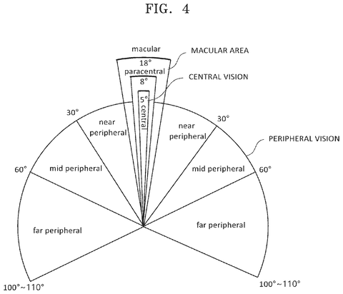 Human visual field regions, drawing sheet 4 from US 2026/0276998 A1