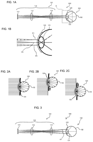 Display system beaming light into an eye., drawing sheet 1 from US 2026/0276999 A1