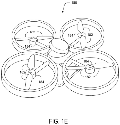 Quadcopter drone with propeller guards., drawing sheet 4 from US 2026/0277214 A1