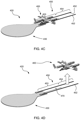 Drone docking on a landing track., drawing sheet 8 from US 2026/0277214 A1