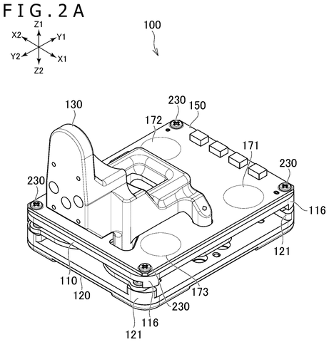 Robot foot assembly, perspective view, drawing sheet 2 from US 2026/0277223 A1