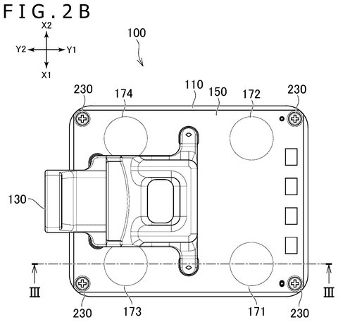 Robot foot assembly, top view, drawing sheet 3 from US 2026/0277223 A1