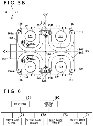 Robot foot sensor system, drawing sheet 7 from US 2026/0277223 A1