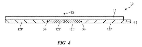 Foldable phone with a flexible support layer., drawing sheet 7 from US 2026/0277281 A1