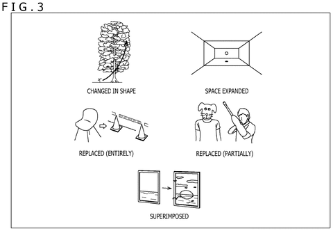 Ways virtual objects change., drawing sheet 3 from US 2026/0277303 A1