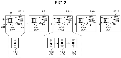 Display changes with hand gestures., drawing sheet 2 from US 2026/0277311 A1
