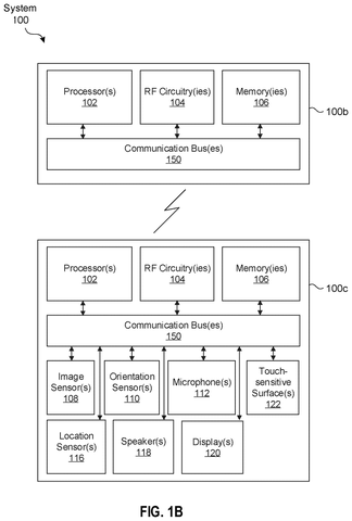 Headset system components, two devices., drawing sheet 2 from US 2026/0277318 A1
