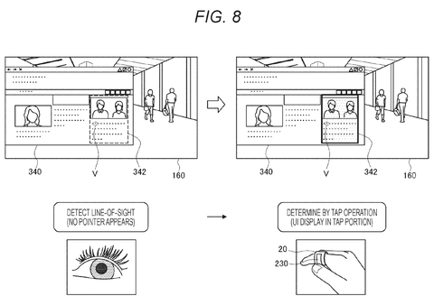 Scrolling AR content with finger ring, drawing sheet 7 from US 2026/0277324 A1