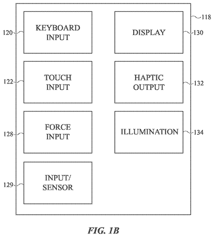 Laptop input and output components, drawing sheet 2 from US 2026/0277330 A1