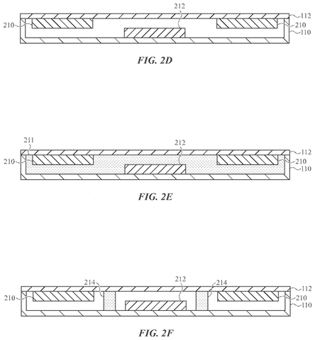 Cross-section of laptop base with components, drawing sheet 5 from US 2026/0277330 A1