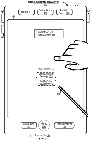 Portable multifunction device with touch screen., drawing sheet 3 from US 2026/0277335 A1