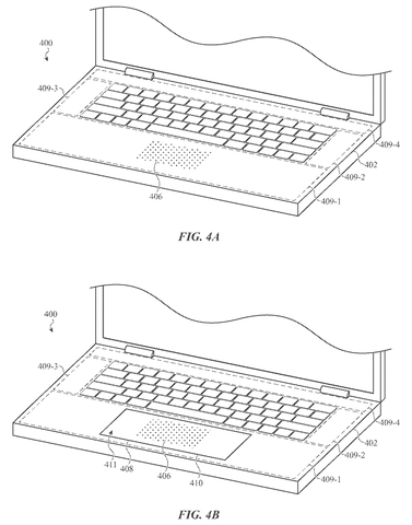 Laptop with keyboard and trackpad., drawing sheet 5 from US 2026/0277348 A1