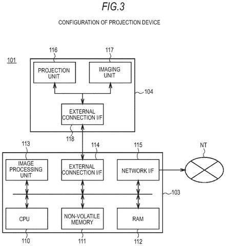 Image projection system configuration., drawing sheet 2 from US 2026/0277366 A1
