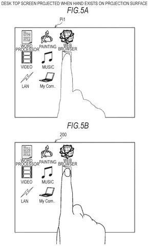 Desktop screen with hand., drawing sheet 4 from US 2026/0277366 A1