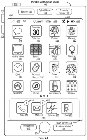 Portable device home screen., drawing sheet 5 from US 2026/0277377 A1