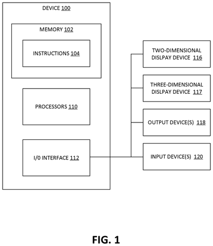 Device components and display connections., drawing sheet 1 from US 2026/0277385 A1