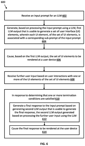 Steps for generating a final response, drawing sheet 7 from US 2026/0277398 A1