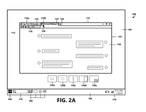 Browser with suggested form actions., drawing sheet 4 from US 2026/0277401 A1