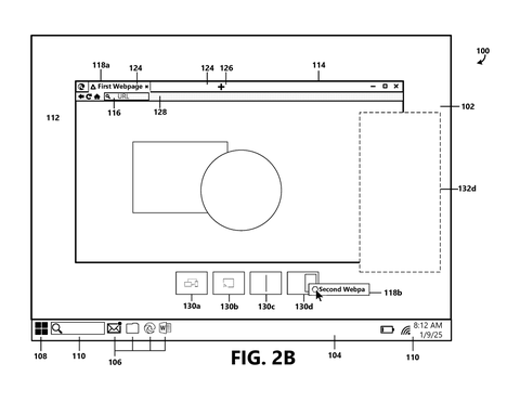 Browser tab showing content preview., drawing sheet 5 from US 2026/0277401 A1
