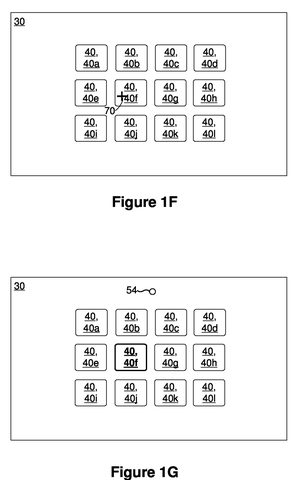 Display with eye-tracking selection and confirmation., drawing sheet 4 from US 2026/0277410 A1