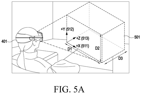 User wearing AR glasses., drawing sheet 5 from US 2026/0277419 A1