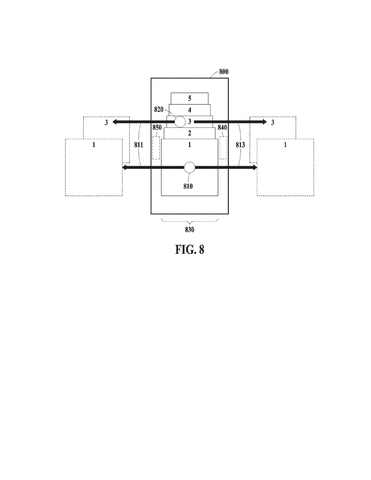 Horizontal scrolling of widget items., drawing sheet 8 from US 2026/0277430 A1