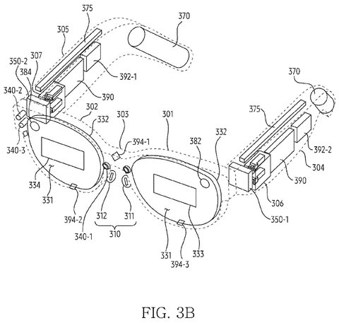 Exploded view of AR glasses., drawing sheet 4 from US 2026/0277518 A1
