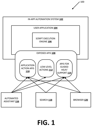 In-app automation system overview, drawing sheet 1 from US 2026/0277771 A1