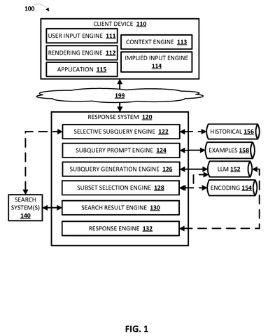 Search system components and connections., drawing sheet 1 from US 2026/0277895 A1