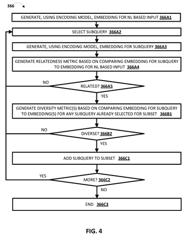 Subquery selection based on metrics., drawing sheet 4 from US 2026/0277895 A1