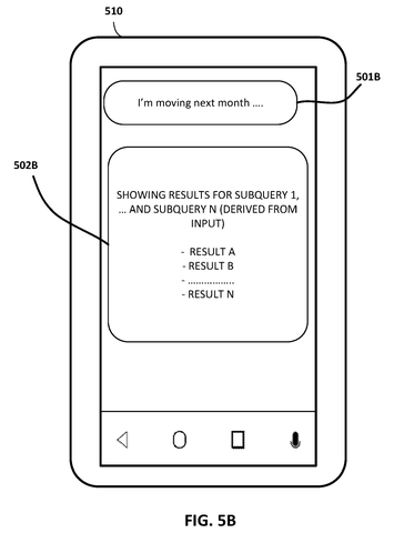 Phone showing combined search results., drawing sheet 6 from US 2026/0277895 A1