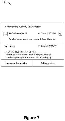 Upcoming sales activity and next steps., drawing sheet 7 from US 2026/0277938 A1