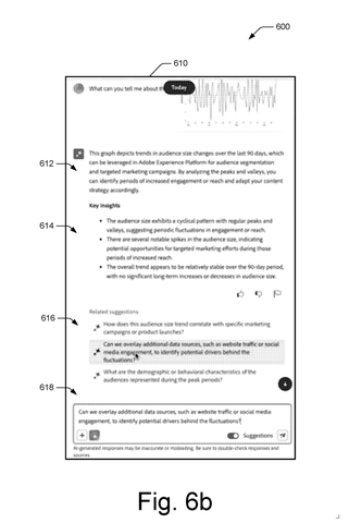 AI assistant for data queries., drawing sheet 7 from US 2026/0277979 A1
