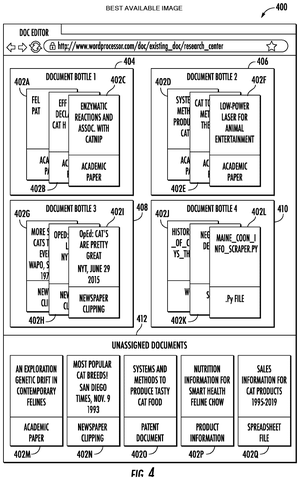 Document editor with document bottles., drawing sheet 6 from US 2026/0278007 A1