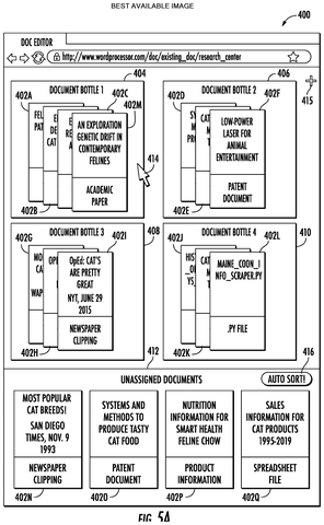 Document editor with document sorting., drawing sheet 7 from US 2026/0278007 A1