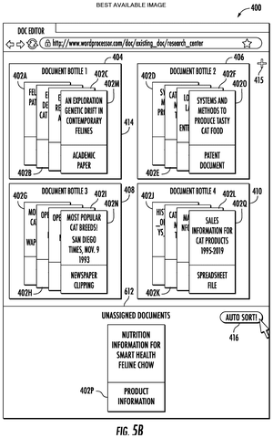 Document editor after auto-sorting., drawing sheet 8 from US 2026/0278007 A1