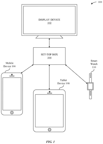 Devices sharing control of a set-top box., drawing sheet 1 from US 2026/0278066 A1