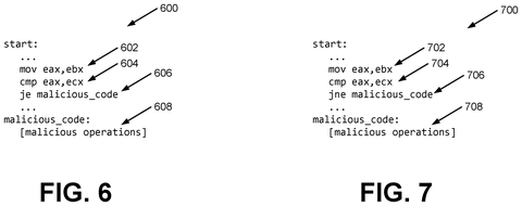 Example code with a conditional jump., drawing sheet 6 from US 2026/0278094 A1