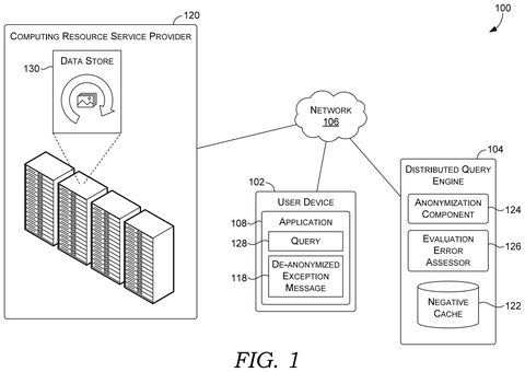 System for secure data queries., drawing sheet 1 from US 2026/0278144 A1